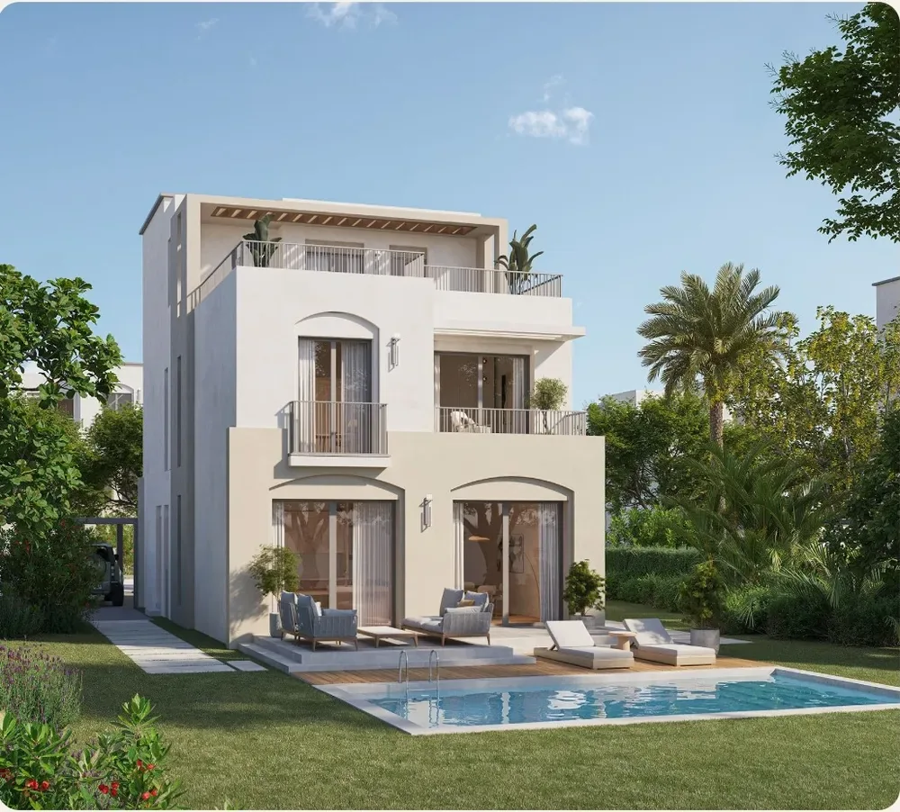 Standalone villa with private pool in the Jade Hills phase at City Gate